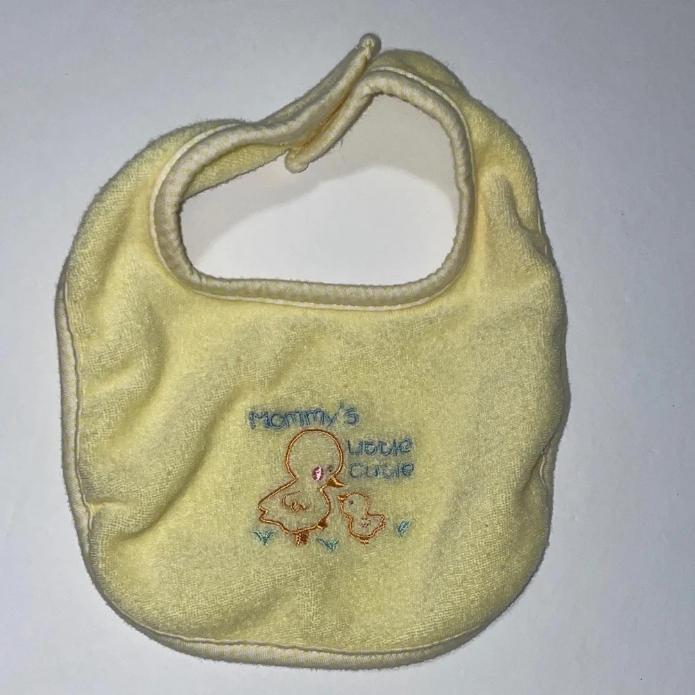 Fisher-Price Yellow Duck Bib and Towel Set - Picture 4 of 8